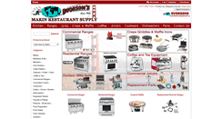 Desktop Screenshot of marinrestaurantsupply.com