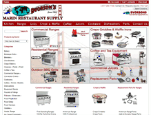 Tablet Screenshot of marinrestaurantsupply.com